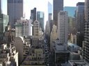 NYC - View from the balcony at the Warwick Hotel